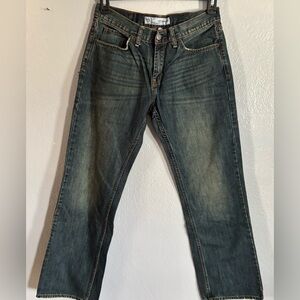 Bullhead Mens Jeans Size 31x32 Straight Medium Wash. 100% cotton.‎ Distressed